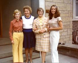 Photograph of: (L to R) Margorie Duffield, Nancy Samuel (pianist); May Dick;; Sheila Thompson - S...