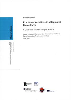 Practice in Variations in a Regulated Dance Form