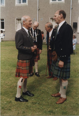 Photograph of Alastair MacFadyen, Bill Clement, Jim Taylor, George Lawson