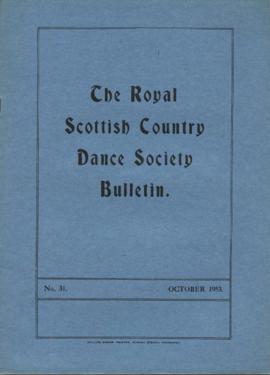 Bulletin No. 31, October 1953