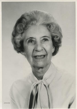 Photograph of Margaret Parker, Chairman 1982 - 1985