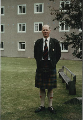 Photographs of Bill Clement taken at University Hall