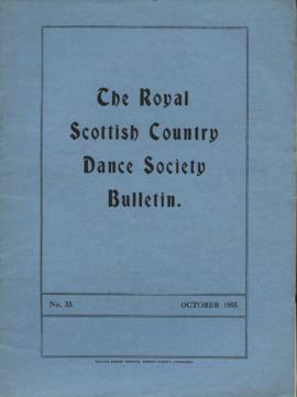 Bulletin No. 33, October 1955