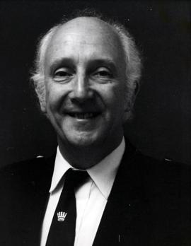 Photograph of Dr William A Miller, Chairman of Teachers Association (Canada) 1986 - 1987