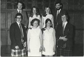 Photograph of a demonstration team dancing at Oxford 1974