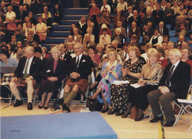 Photograph of the Scroll recipients at the AGM 1999