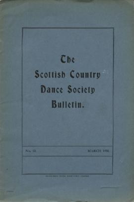 Bulletin No. 13, March 1938