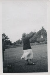 Photograph of Jean Milligan dancing