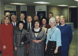 Photograph of Office bearers and past Chairmen at AGM 1999