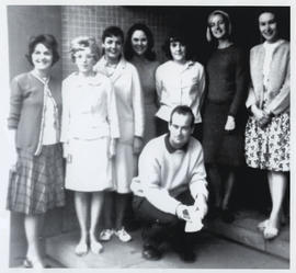 Copy photograph of a group at Summer School