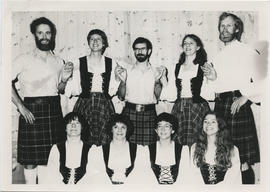 Photograph of Tananger Scottish Country Dance Group demonstration team at an unnamed event