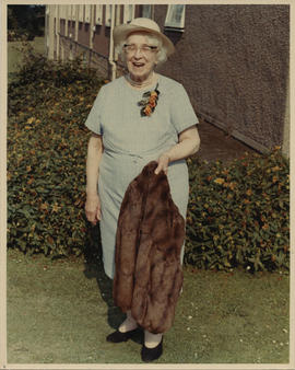 Photograph of Jean Milligan at the Golden Jubilee Garden Party