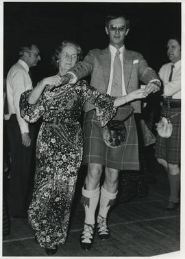 Photograph of Muriel Gibson & Bill Hamilton dancing in promenade hold