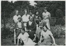 Photograph of a group at St Andrews