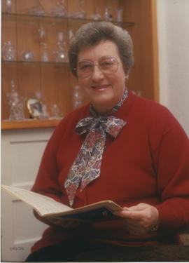 Photograph of Wilma Miller, Chairman of the Society 1991-1994