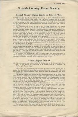 Bulletin No 16 October 1939