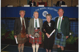 Photograph of Scroll recipients at AGM, 2003