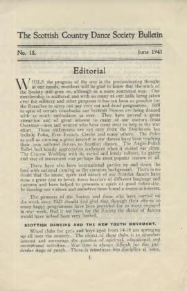 Bulletin No. 18, June 1941