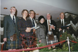 Photograph of Scroll recipients at the AGM 1996