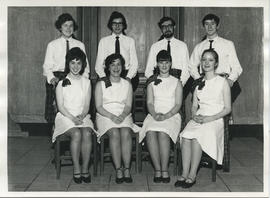 Photograph of a demonstration team dancing at the Nottingham Festival 1971